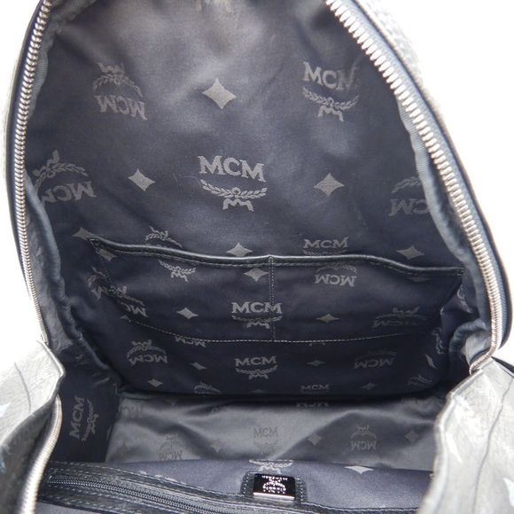 Mcm Backpack Stark Studded Visetos Pvc/ #111182M41B - Picture 7 of 9